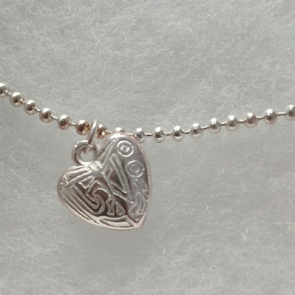 Silver Heart Charm Bracelet - Picture 2 of 5